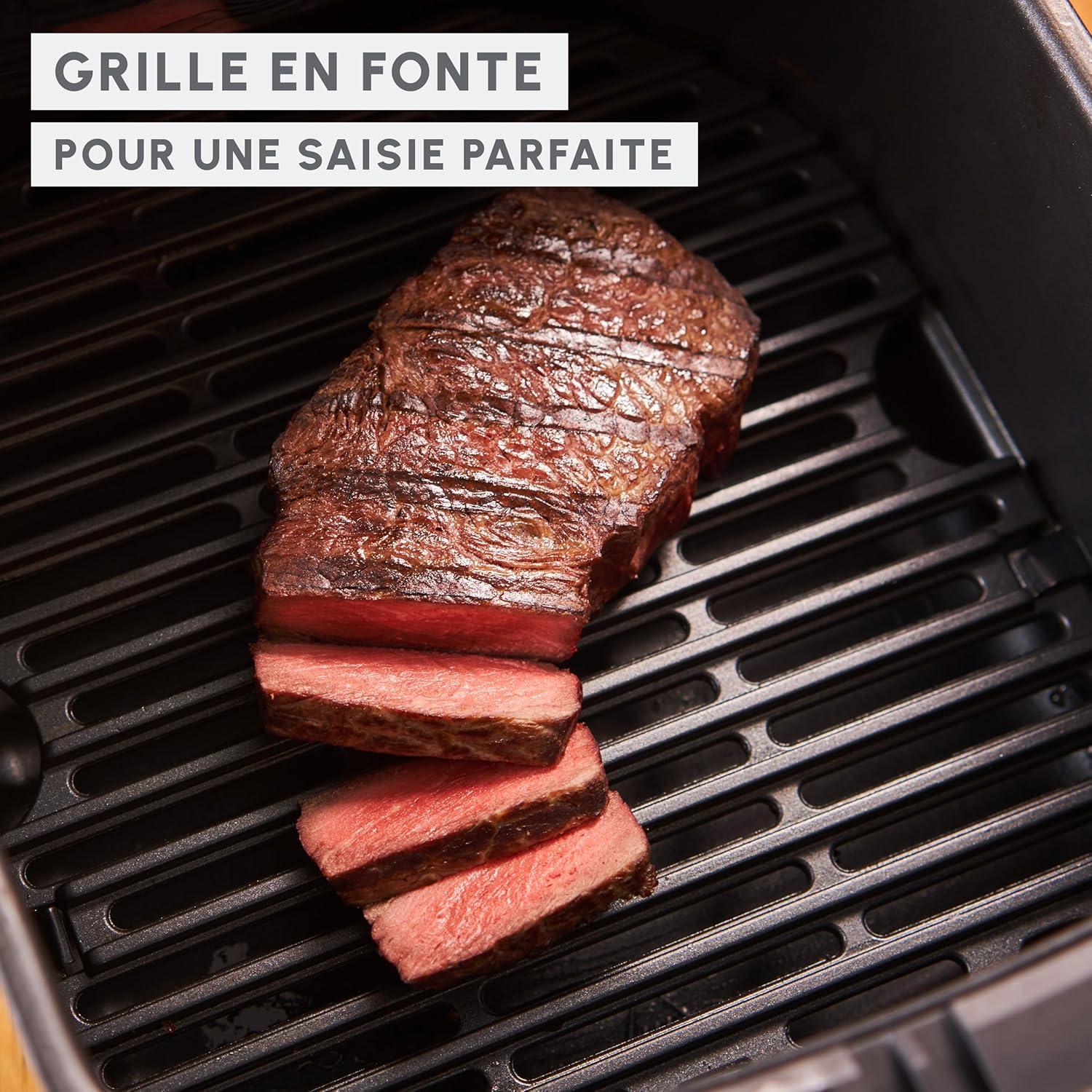 imageMoulinex Easy Fry Silence air fryer 5L 15kg Technologie Silence Systme Easy Clean ampamp Store Noir EZ5528F0Interface classique