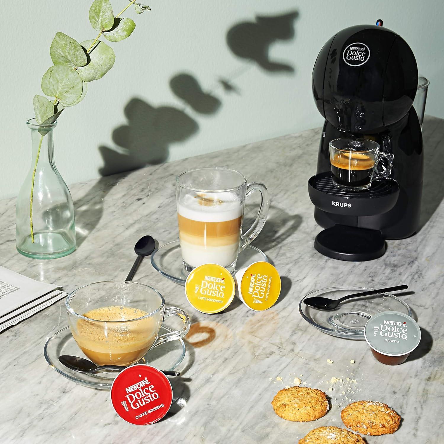 imageNescaf Dolce Gusto KP1A3BKA Petit XS 08cl Noir Bouton Noir