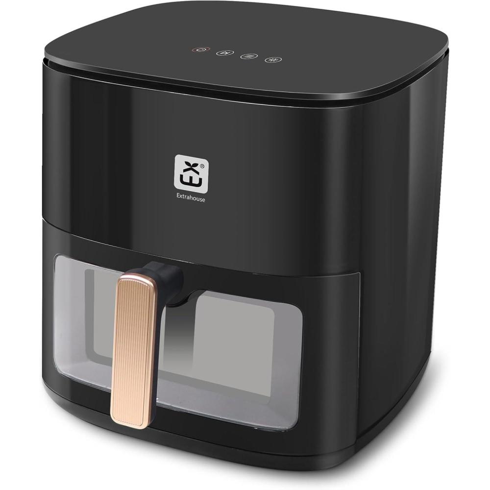 imageEXTRASTAR Airfryer 7L friteuse air XXL sans huile avec cran tactile friteuse avec affichage numrique 1800 W mode shake minuterie livre de recettes temprature maximale 200cTYPE3