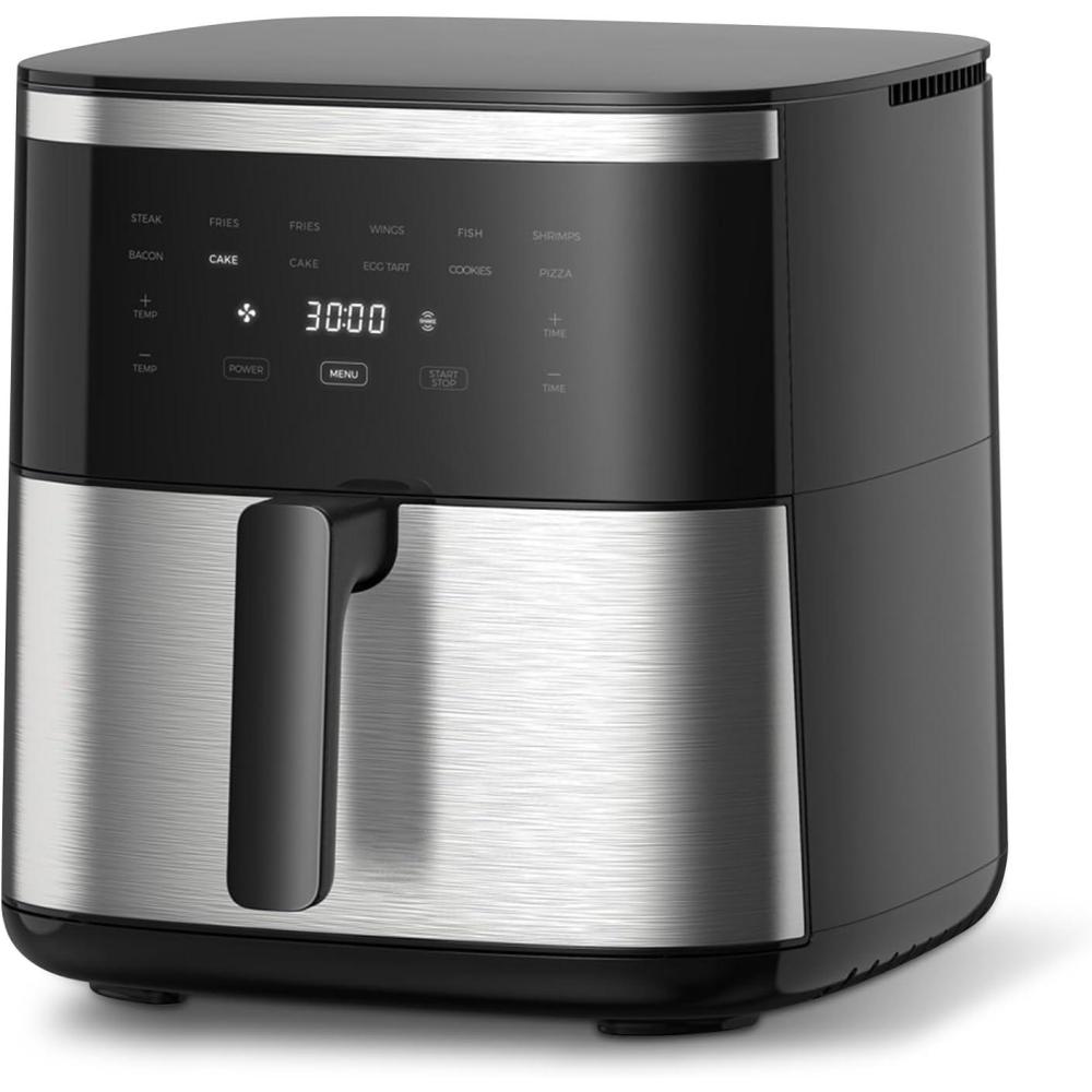 imageEXTRASTAR Airfryer 7L friteuse air XXL sans huile avec cran tactile friteuse avec affichage numrique 1800 W mode shake minuterie livre de recettes temprature maximale 200cTYPE2