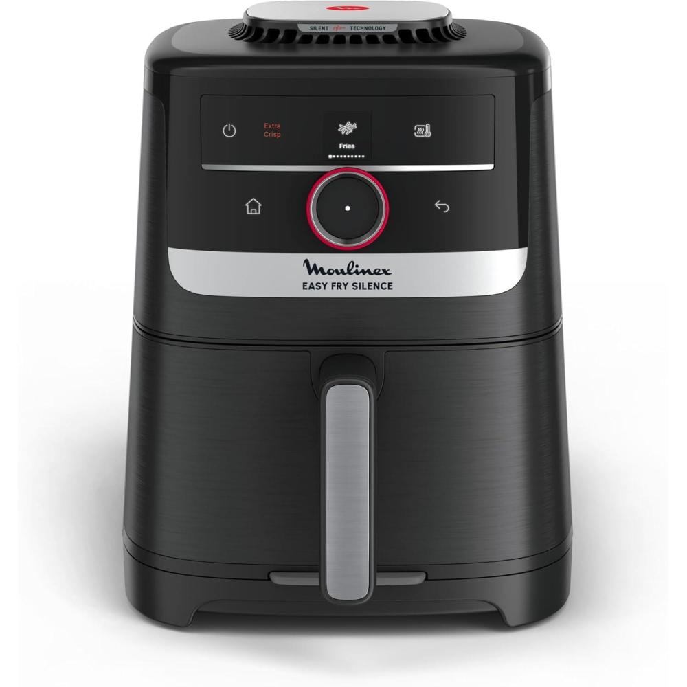 imageMoulinex Easy Fry Silence air fryer 5L 15kg Technologie Silence Systme Easy Clean ampamp Store Noir EZ5528F0Interface pas pas