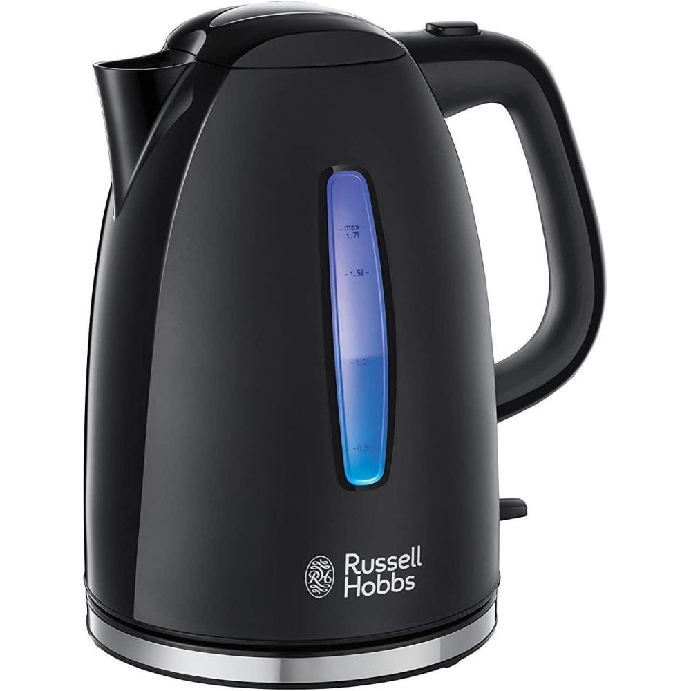 imageRussell Hobbs Cafetire filtre Programmable Technologie WhirlTech pour extraction ampamp arme optimaux Textures 10 tasses verseuse en verre 125L plaque chaude autooff 2262056Bouilloire Electrique
