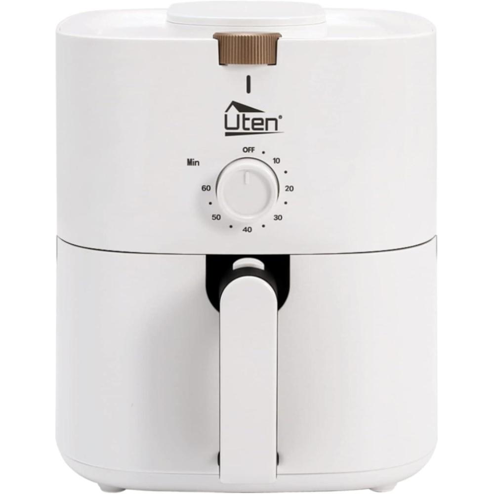 imageUten Friteuse sans Huile Friteuse  Air lectrique 65L avec Panier Minuteur et Temprature Tglable Cuisson rapide Grande Capacit pour 1800WBlanc