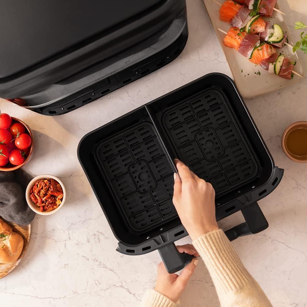 imageCecotec Friteuse sans Huile de 8 L Cecofry Supreme 8000 Air Fryer de 1800 W 10 Menus Technologie Perfect Cook Temprature Rglable 30C 200C Commande TactileAcier Inoxydable