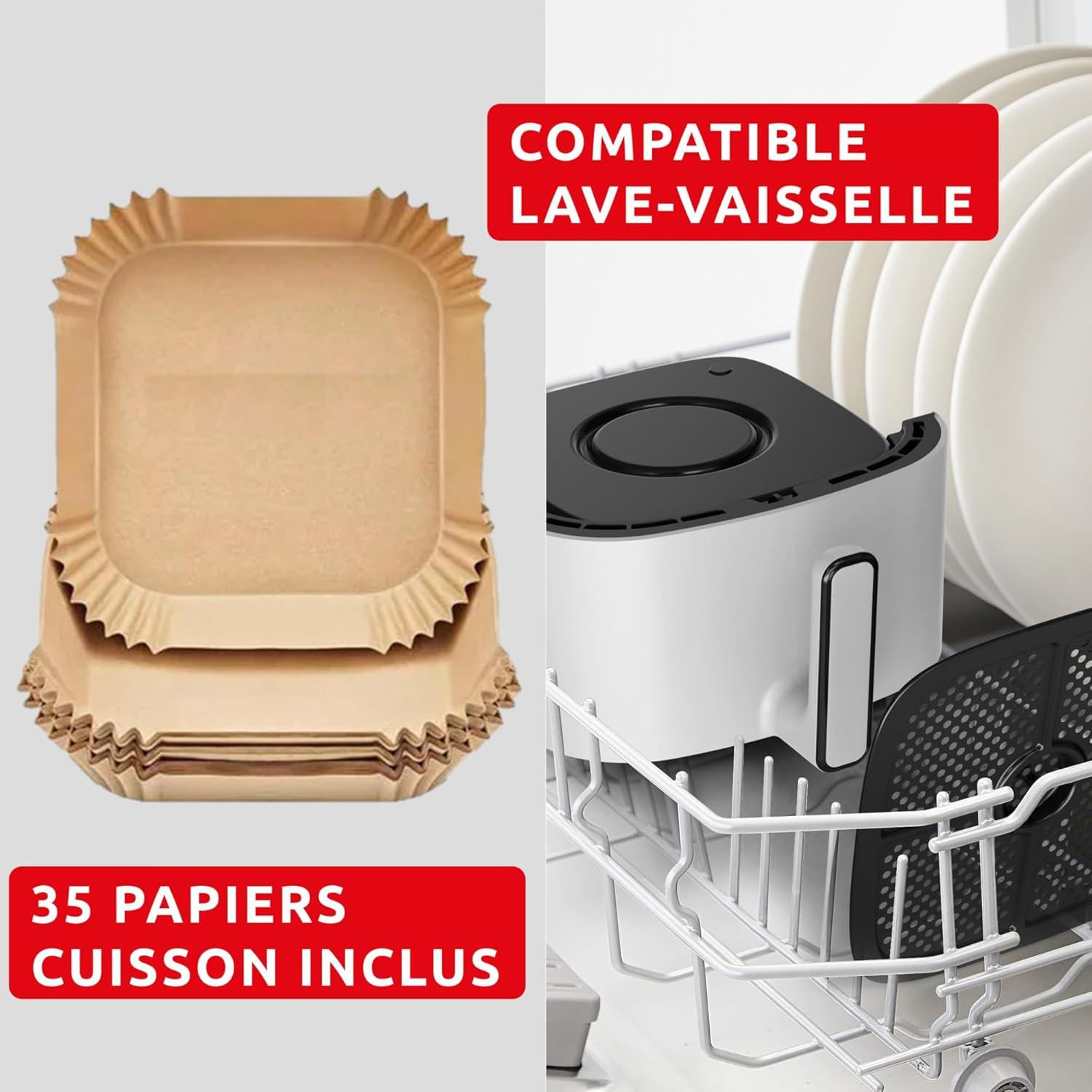 imageMoulinex Easy Fry Max Friteuse sans huile Capacit XL de 5 L Jusqu 6 personnes 10 programmes automatiques Ecran tactile digital Gain de temps et dnergie air fryer EZ245820Gris