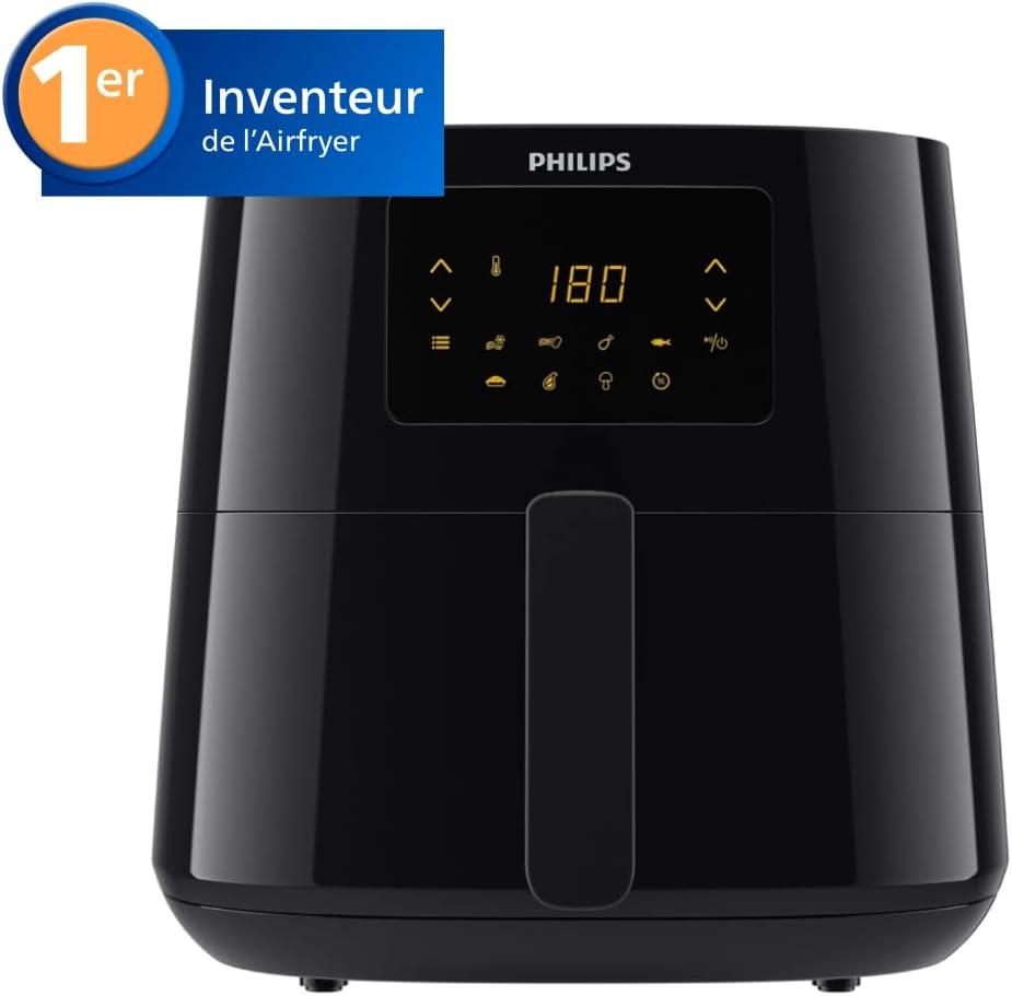 imagePHILIPS Airfryer srie 2000 42L 1500W Technologie RapidAir cran tactile digital 13 options de cuisson 9 fonctions prrgles Jusqu 90 de matires grasses en moins Noir NA2290062 litres 45 Personnes