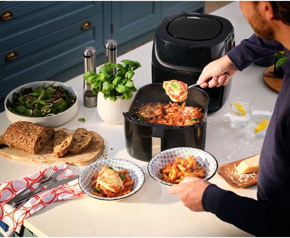 imageRussell Hobbs Air fryer XXL 8l Multicuiseur 7en1 10 programmes Friteuse sans huile avec Rapid Air cuit grille rtit ampamp plus tactile contrle de temprature lavevaisselle Airfryer 2717056Air fryer 8L