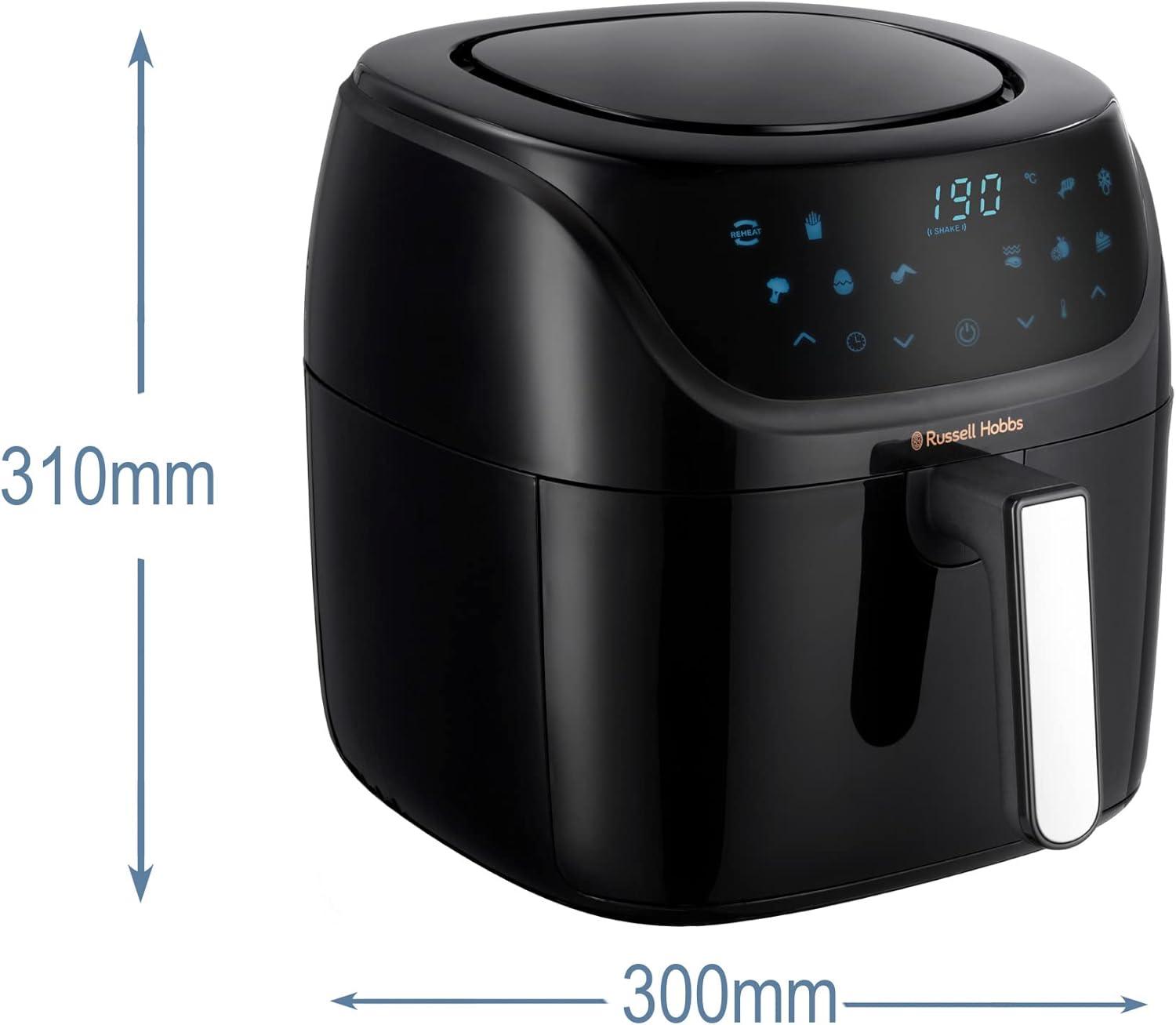 imageRussell Hobbs Air fryer XXL 8l Multicuiseur 7en1 10 programmes Friteuse sans huile avec Rapid Air cuit grille rtit ampamp plus tactile contrle de temprature lavevaisselle Airfryer 2717056Air fryer 8L