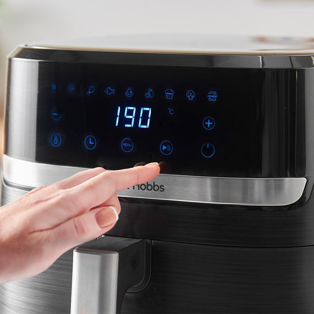 imageRussell Hobbs Air fryer XXL 8l Multicuiseur 7en1 10 programmes Friteuse sans huile avec Rapid Air cuit grille rtit ampamp plus tactile contrle de temprature lavevaisselle Airfryer 2717056Air fryer 5 5 L
