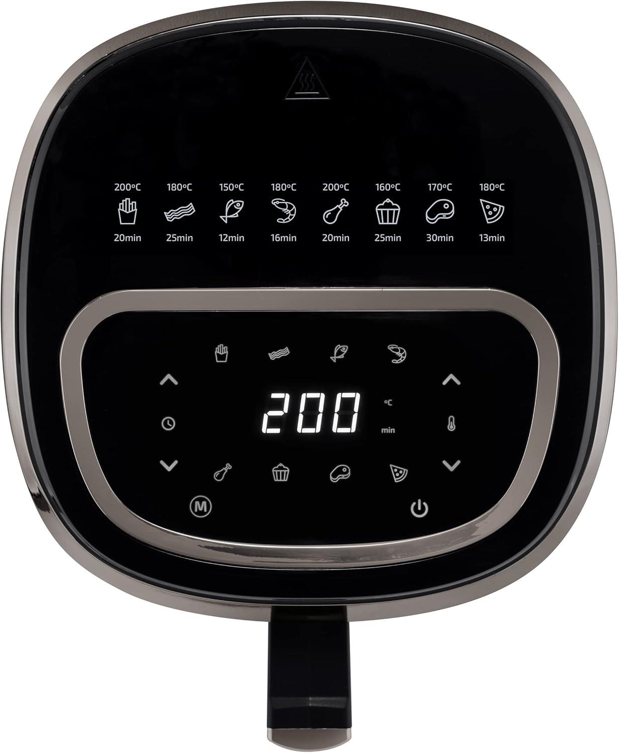 imageUfesa Jaguar Friteuse lectrique Air 35 L 8 Programmes 1200 W Ecran Tactile Minuterie Temprature 80C 200C Sans BPA ni PFOA Cuve et Plateau Antiadhsif Exclusivit AmazonBlack