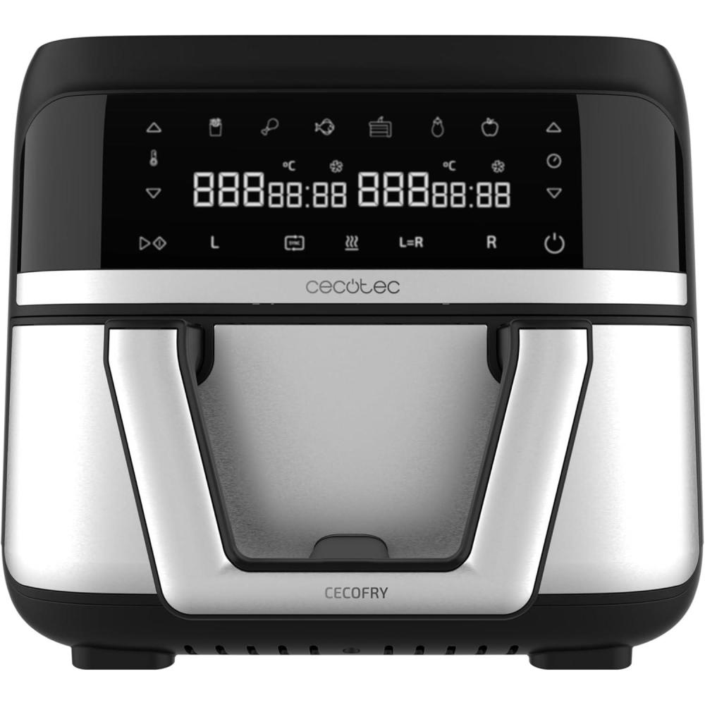 imageCecotec Friteuse sans Huile de 8 L Cecofry Supreme 8000 Air Fryer de 1800 W 10 Menus Technologie Perfect Cook Temprature Rglable 30C 200C Commande TactileAcier Inoxydable