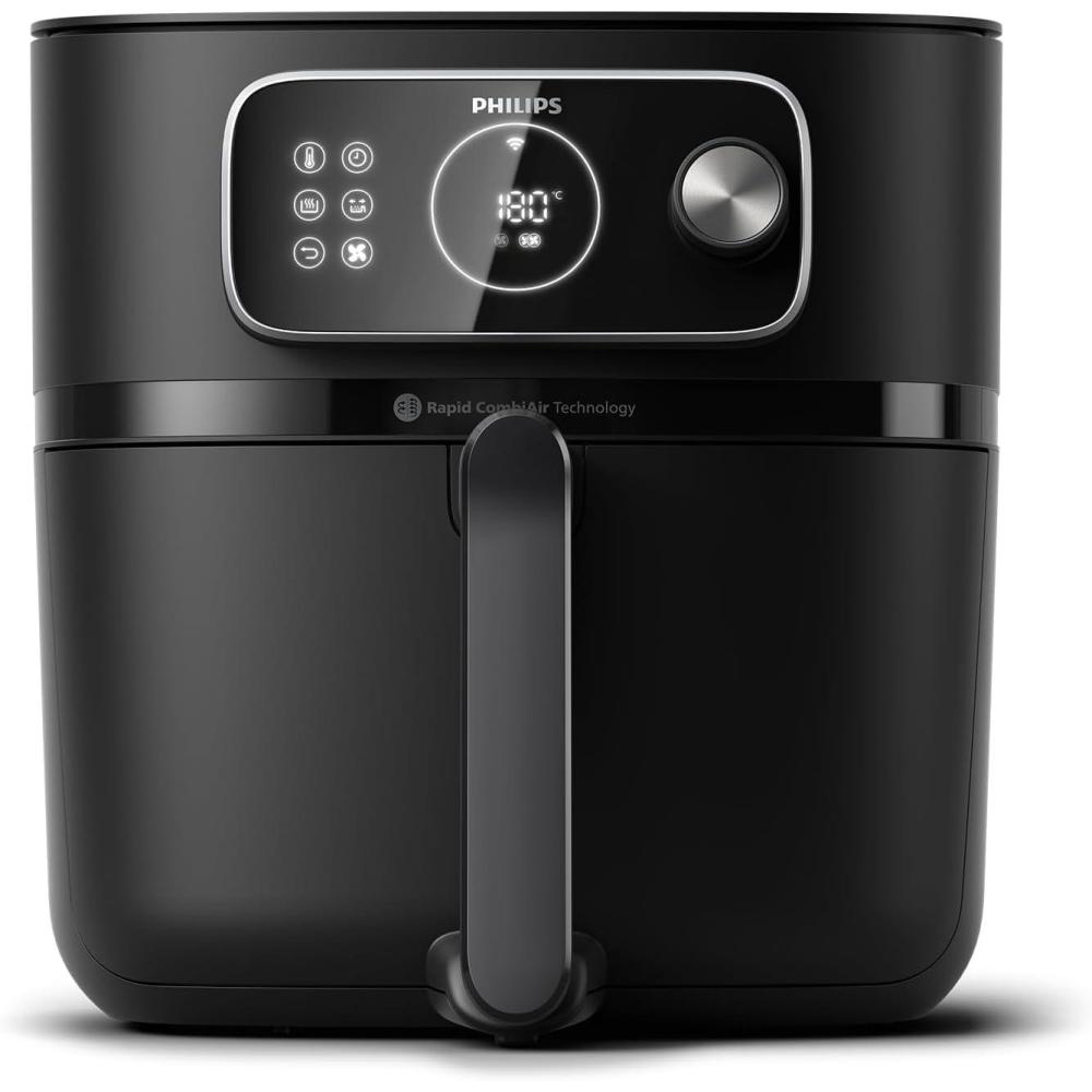imagePHILIPS Airfryer srie 2000 42L 1500W Technologie RapidAir cran tactile digital 13 options de cuisson 9 fonctions prrgles Jusqu 90 de matires grasses en moins Noir NA2290083 litres 7 personnes