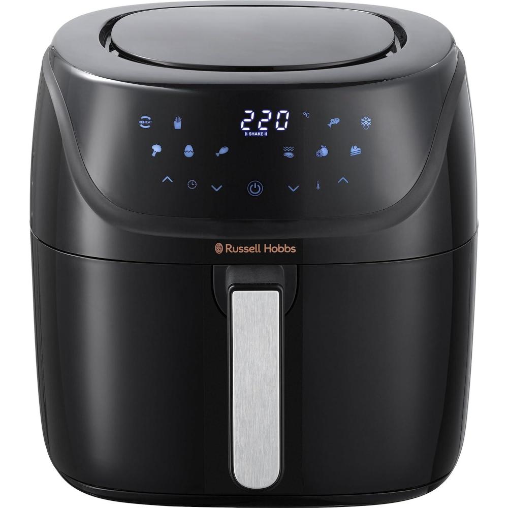 imageRussell Hobbs Air fryer XXL 8l Multicuiseur 7en1 10 programmes Friteuse sans huile avec Rapid Air cuit grille rtit ampamp plus tactile contrle de temprature lavevaisselle Airfryer 2717056Air fryer 8L