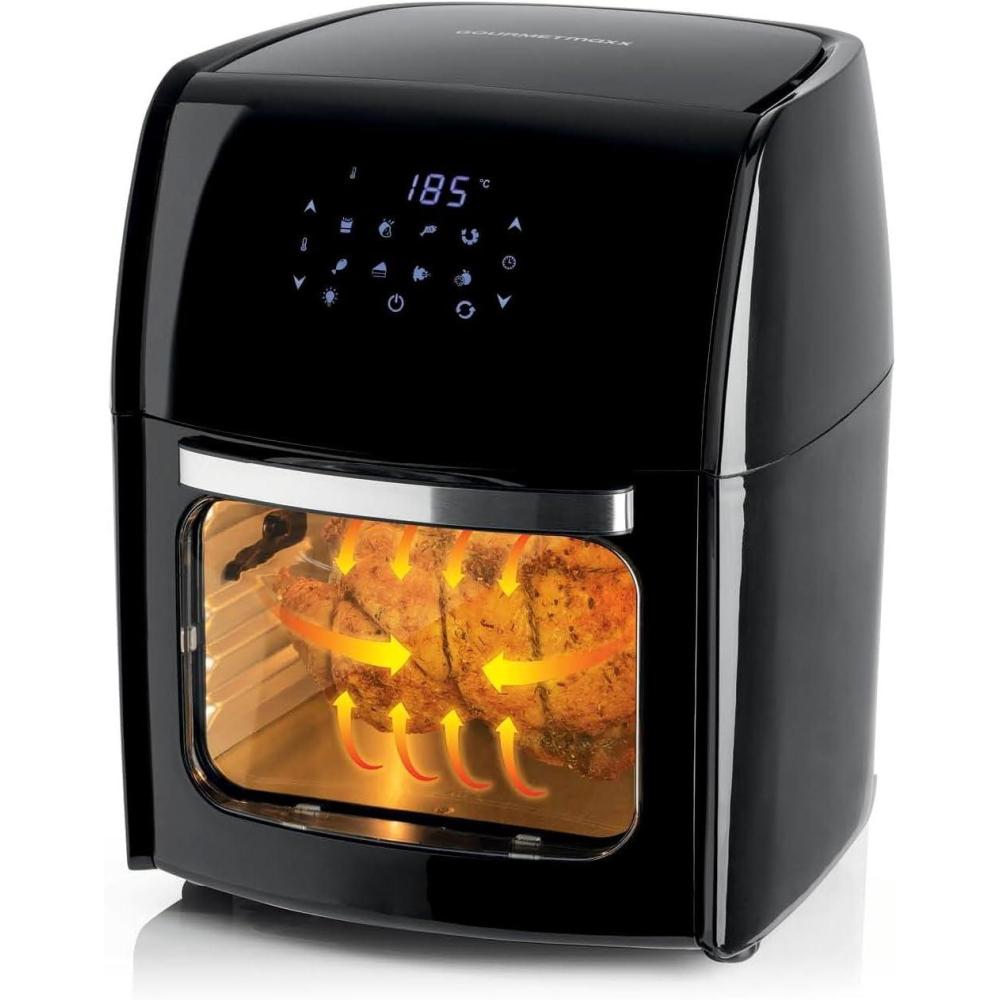 imageGOURMETmaxx Friteuse air chaud numrique XL 12 litres Prparation particulirement pauvre en graisse et douce Fonction minuterie pour une cuisson prcise et un arrt automatique 9 programmes