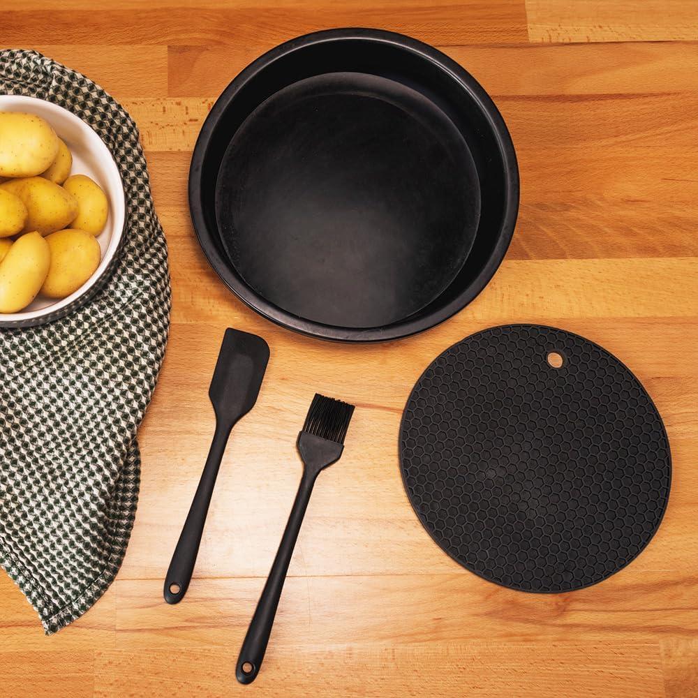 imageCecotec Friteuse Air sans Huile de 4 L avec Fentre Cecofry Fantastik Window 4000 Air Fryer 1400 W 9 Menus Contrle Tactile Technologie PerfectCoo 80200C Temps AjustableAcier Inoxydable Accessoires