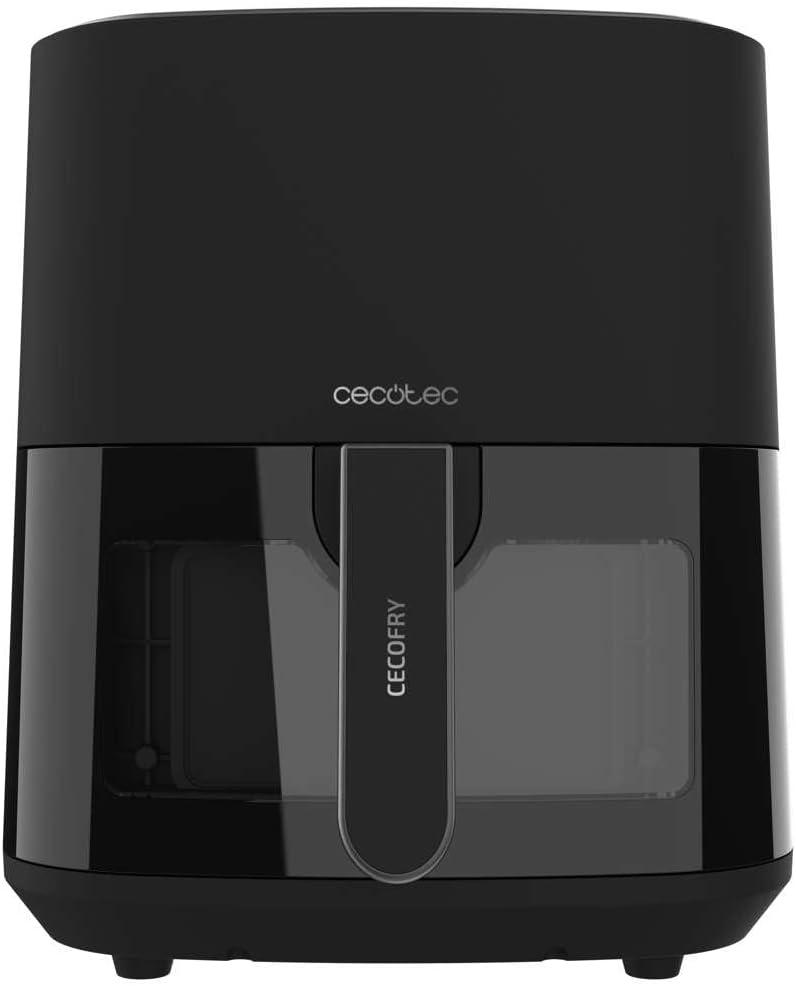 image:imageCecotec Friteuse Air sans Huile de 4 L avec Fentre Cecofry Fantastik Window 4000 Air Fryer 1400 W 9 Menus Contrle Tactile Technologie PerfectCoo 80200C Temps AjustableNoir Fentre