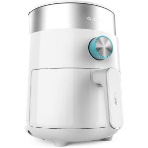 Cecotec Friteuse sans Huile Cecofry Compact 2500Touch. 1200 W, Diététique, Numerique et Compacte, 1,9 L de Capacité, Thermostat, Temps ajustable, Technologie PerfectCook, Fonction Four(Blanc)