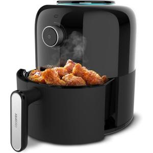 Cecotec Friteuse sans Huile Cecofry Compact 2500Touch. 1200 W, Diététique, Numerique et Compacte, 1,9 L de Capacité, Thermostat, Temps ajustable, Technologie PerfectCook, Fonction Four(Noir)