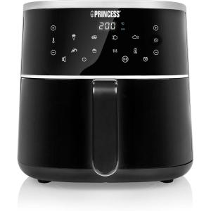 Princess Dual Heat Airfryer – 8 L XXL – Double élément chauffant – Friteuse à air 15 en 1 – Sans BPA ni PFAS – Rappel pour secouer – Économie d’énergie de 60 % – 2000 W – 182280(4L)