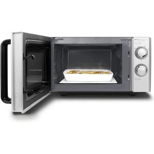 CASO MG 20 Ecostyle Ceramic Micro-ondes design avec gril, plus grande surface d&rsquo;utilisation grâce au fond CASOTEK, 20 l, cuisson sur deux niveaux(20 l)
