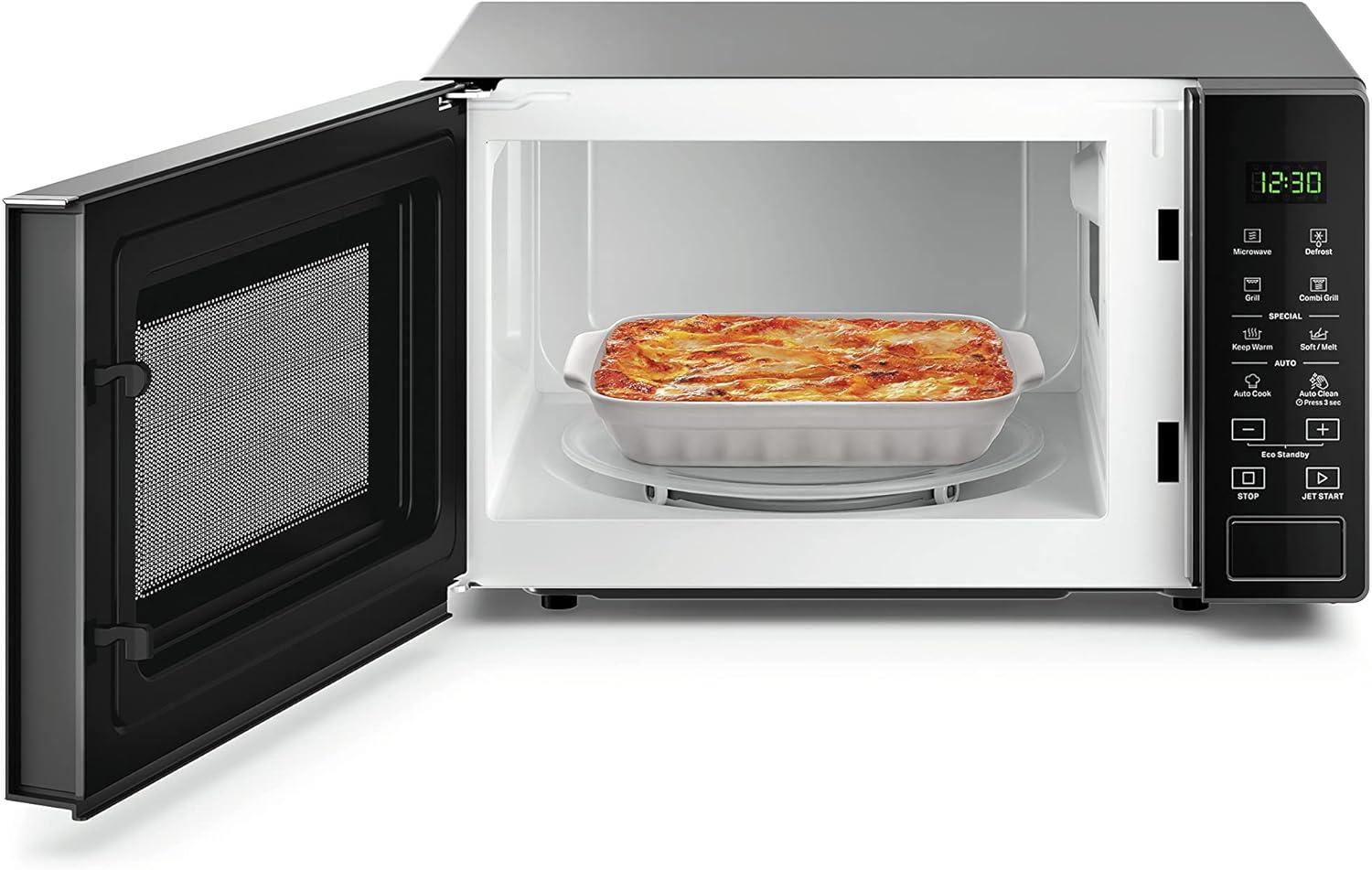 imageWhirlpool MWP 203 SB Comptoir Microondes grill 20 L 700 W Noir Argent