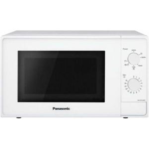 Panasonic NN-K10JWMEPG Four à Micro-Ondes Combiné avec Grill et Plateau Tournant en Verre, 20L, 800W, Décongélation, 5 Niveaux de Puissance, Minuterie, Blanc(Blanc)
