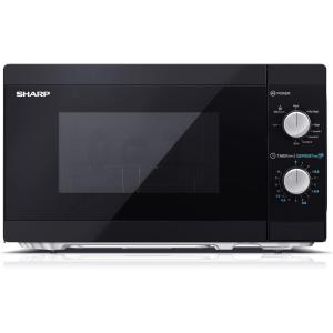 Sharp MS02EB 20 litres Noir – Micro-ondes 800 W – 11 niveaux de puissance – Fonction de décongélation(Black)