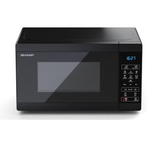 Sharp MS02EB 20 litres Noir – Micro-ondes 800 W – 11 niveaux de puissance – Fonction de décongélation(Noir)