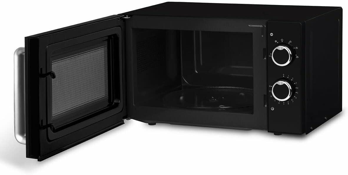 imageHKoenig VIO2 Microondes multifonction compact 20L 700W Plateau tournant 245cm 6 niveaux de puissance Dconglation express Minuterie jusqu 60 min Design miroir noirVIO8