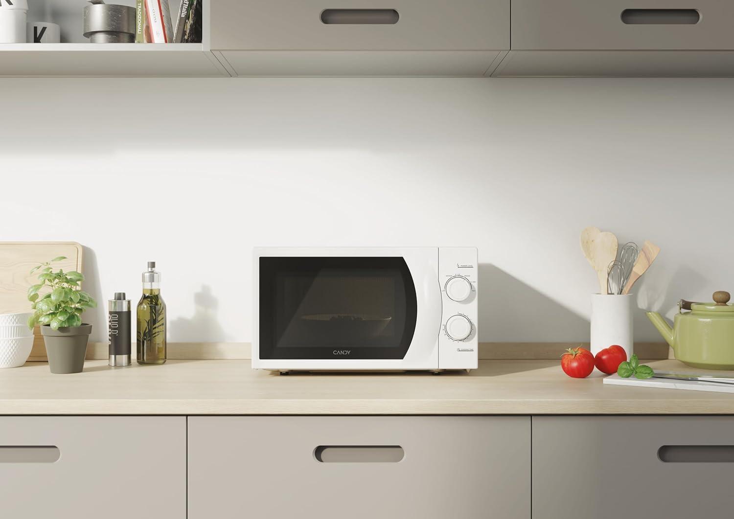imageCandy CMW2070M Microondes solo blanc 20 l 700 W 6 niveaux de puissance