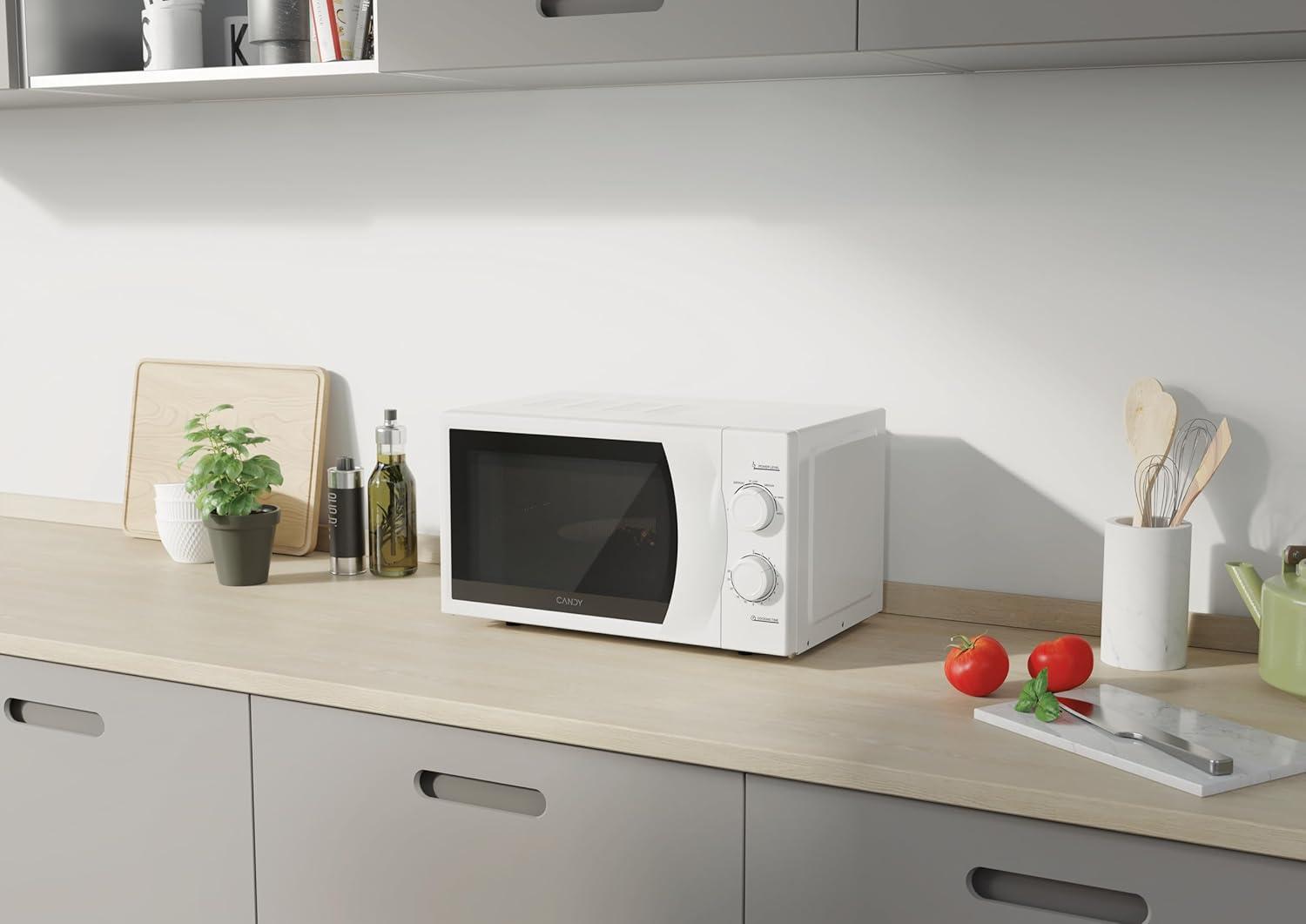 imageCandy CMW2070M Microondes solo blanc 20 l 700 W 6 niveaux de puissance