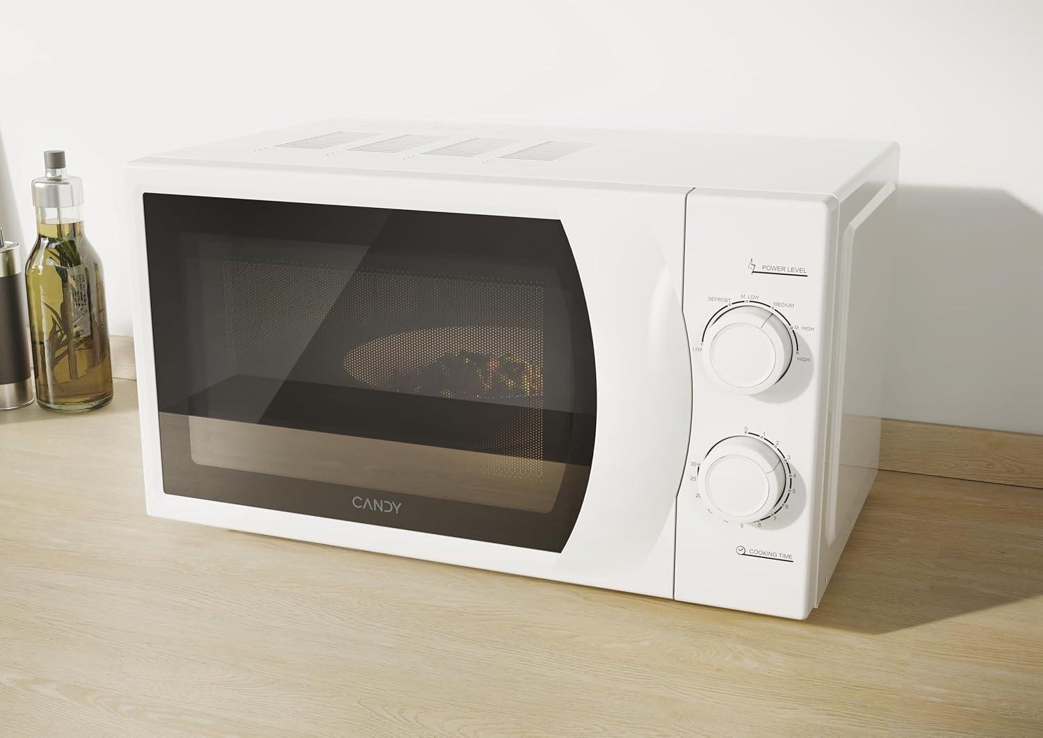 imageCandy CMW2070M Microondes solo blanc 20 l 700 W 6 niveaux de puissance