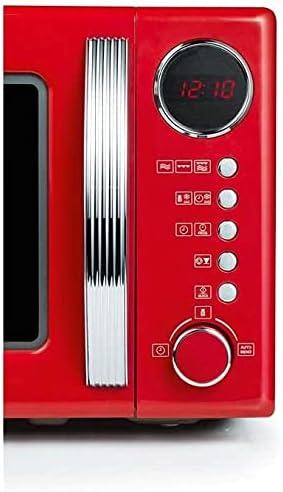 imageSEVERIN Four microondes 19 L Four microonde 700 W pour dcongeler chauffer et rchauffer Microonde avec 6 niveaux de puissance Minuteur 30 min Plateau tournant 245 cm Noir MW 9180Rouge
