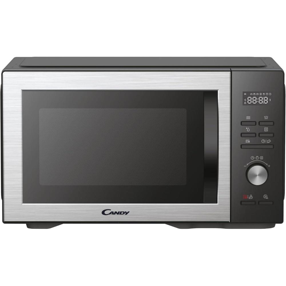 imageCandy CMGA31EDLB Four Microondes Gril Quartz 1000W Grande Capacit 31L Recettes Automatiques Fonction Gril Nettoyage Auto Programmateur digital Fonction dconglation Noir SilverGRIL 31L DIGITAL Noir Argent