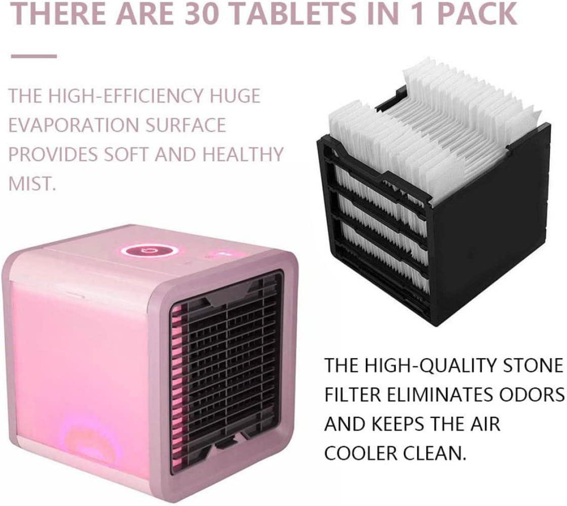 imageFiltre de refroidisseur dair 40pcs 2 pack 472x441x453 pouces Filtre dhumidificateur Alternatives de charge USB Mini les climatiseurs Remplacement filtre au refroidissement dairStyle 2
