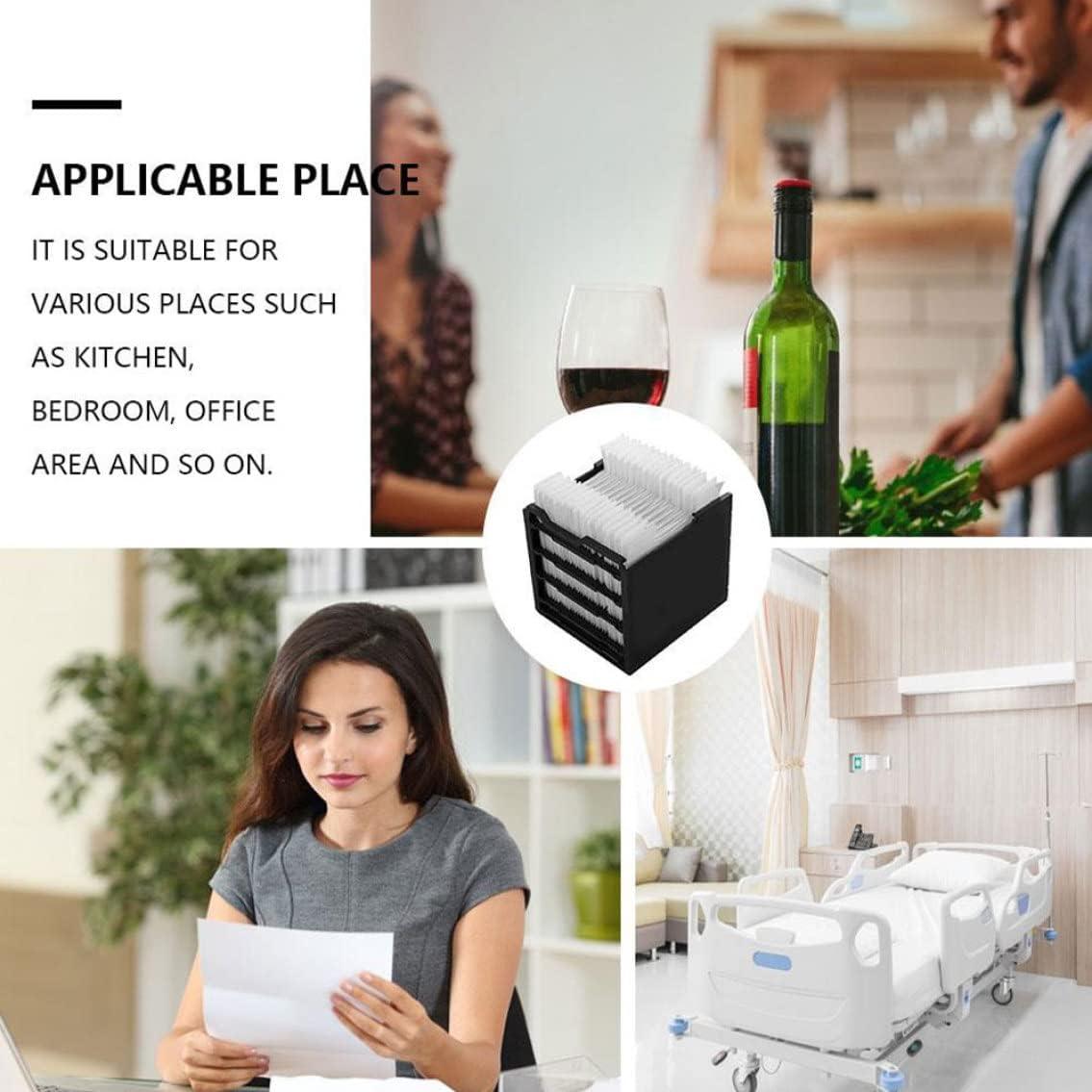 imageFiltre de refroidisseur dair 40pcs 2 pack 472x441x453 pouces Filtre dhumidificateur Alternatives de charge USB Mini les climatiseurs Remplacement filtre au refroidissement dairStyle 2