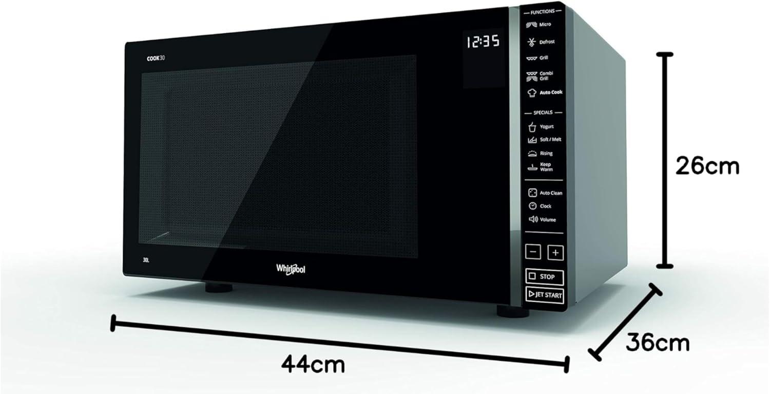 imageWhirlpool MWP 303 SB Four microondes 30 litres argentnoirUnique