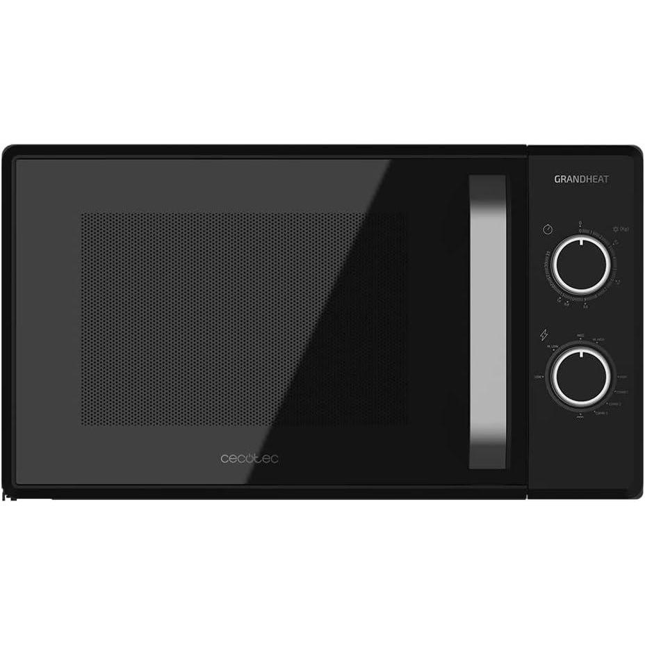 imageCecotec Microondes ProClean 3030 Capacit de 20 L Revtement Ready2Clean 700 W de Puissance 6 Niveaux de Fonctionnement Minuterie 30 minutes Mode Dcongeler Finition Noir20L Grill GrandHeat