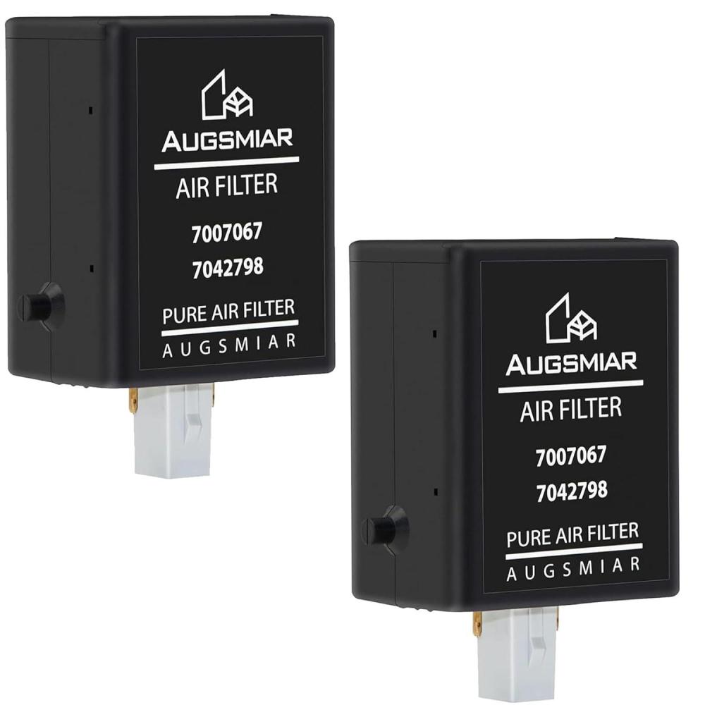 imageLot de 2 cartouches de purification dair de rechange 7042798 7007067 compatibles avec rfrigrateur SubZero Remplacement pour filtre air 7042798 7007067