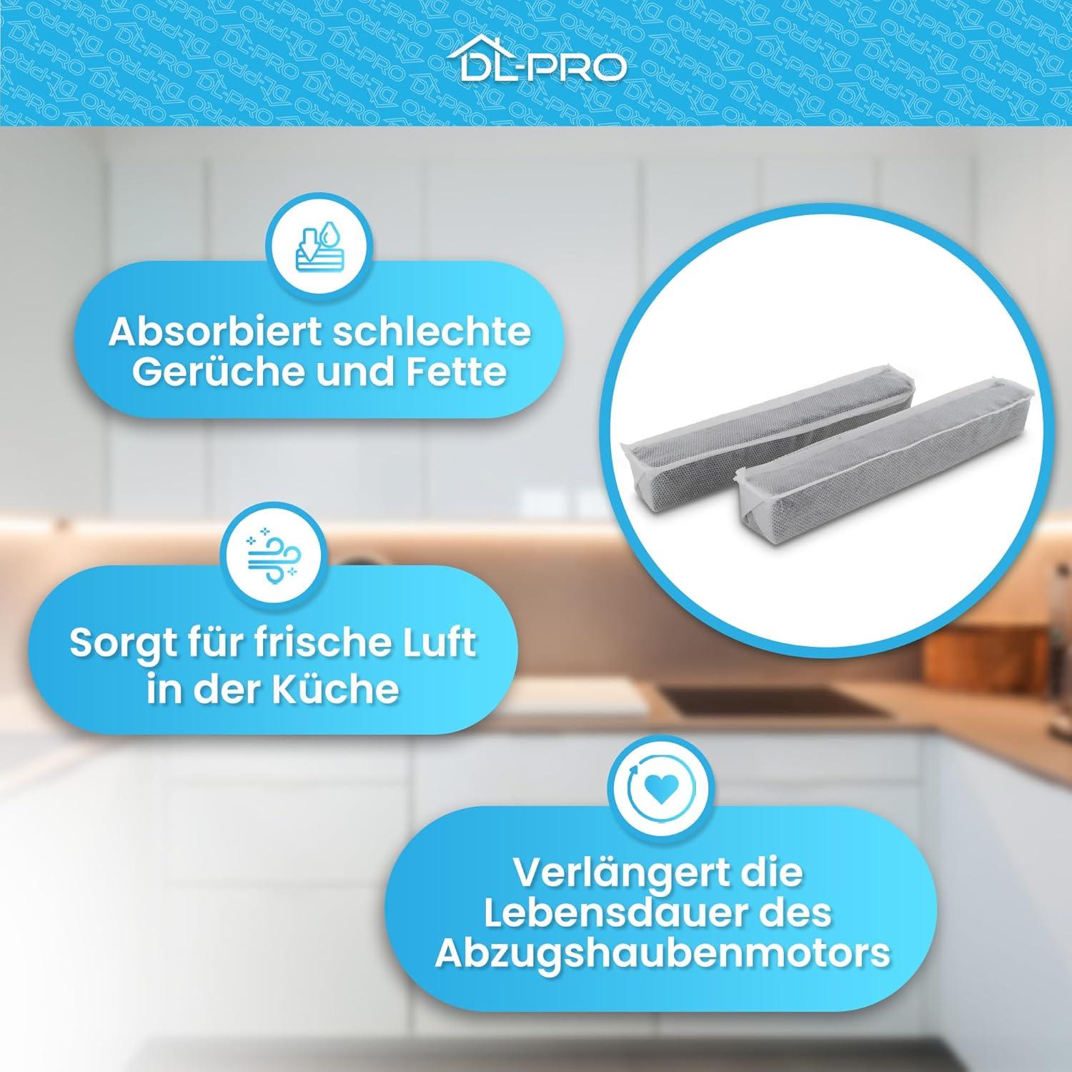 imageDLpro Lot de 2 filtres antiodeurs compatibles avec Miele Active AirClean 7236280 KKFRF Filtre charbon actif Filtre air contre les odeurs dsagrables dans le rfrigrateur et le conglateur