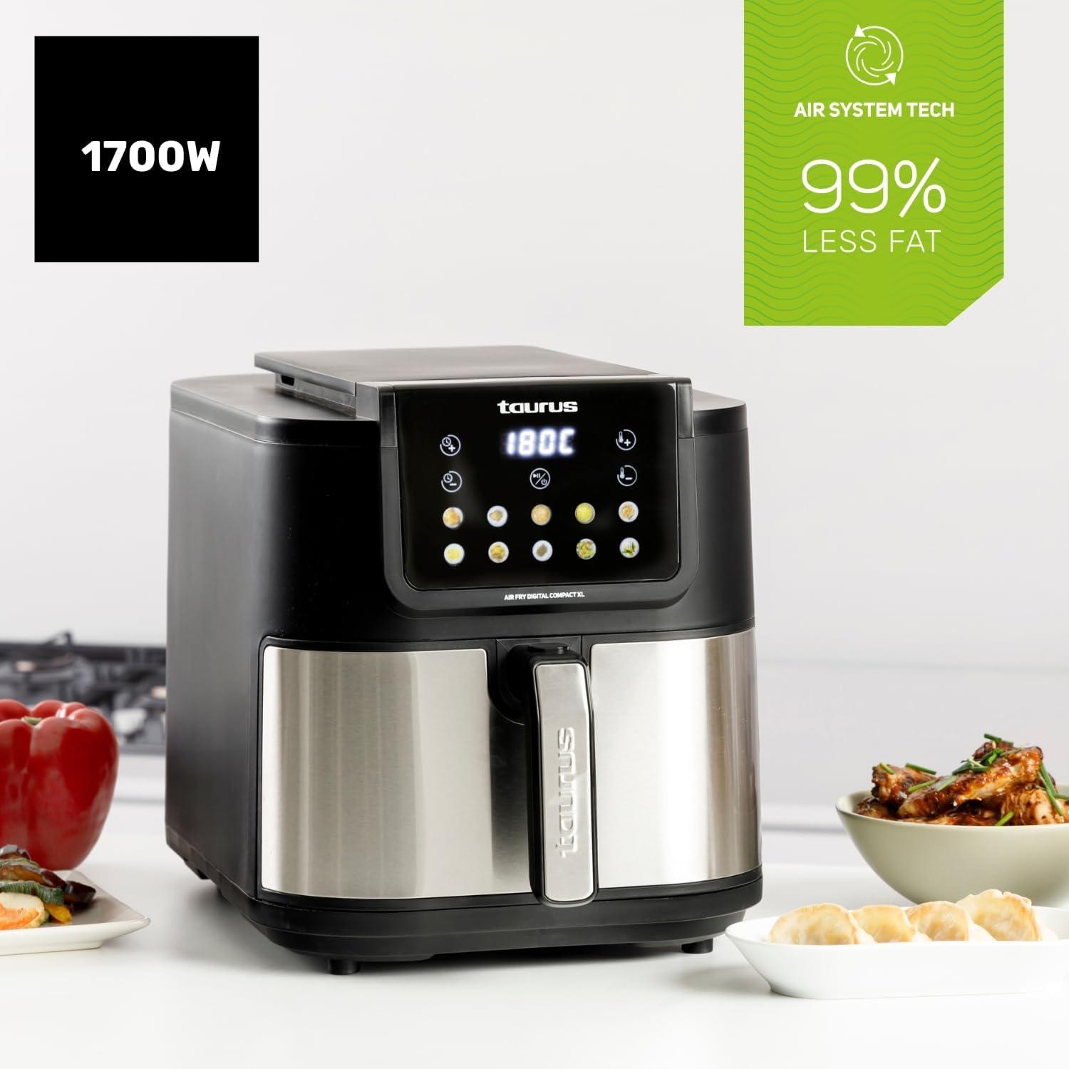 imageFriteuse air Taurus Air Fry Dig 7SW Marque Taurus EAN 84142347399338 L Compact Digital