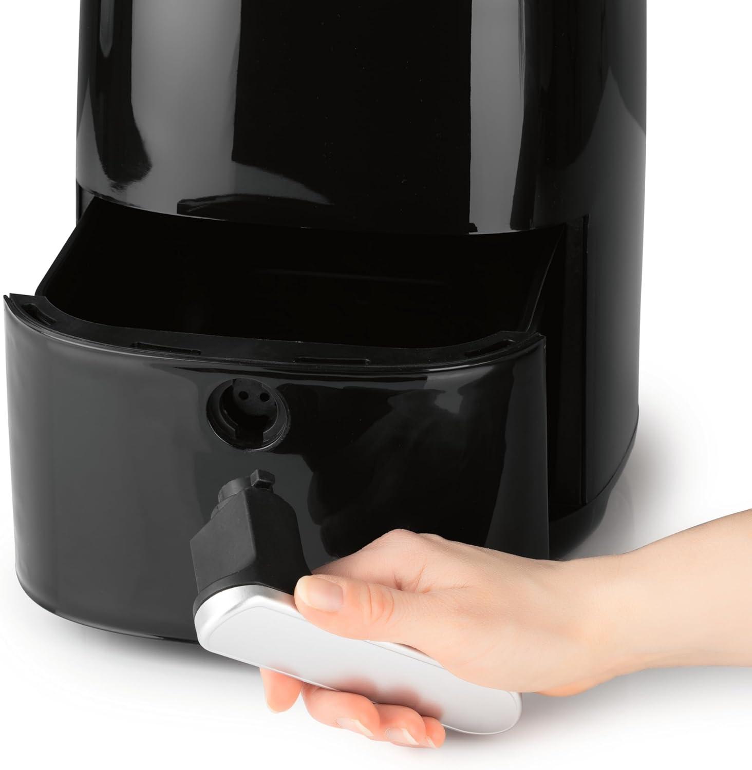 imageGOURMETmaxx Friteuse air chaud 31 l Airfryer avec minuterie de 60 minutes et 6 fonctions dconglation et chauffage inclus friture conome en nergie et sans odeur presque sans huile 1350 W