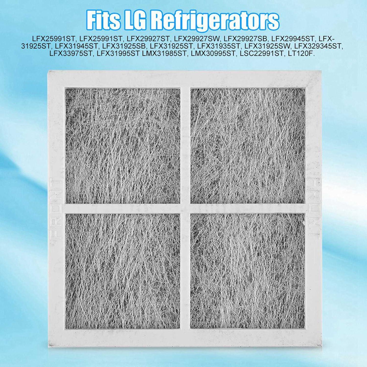 imageLot de 3 filtres air de rechange pour rfrigrateur LT120F liminez les odeurs et gardez votre conglateur agrable