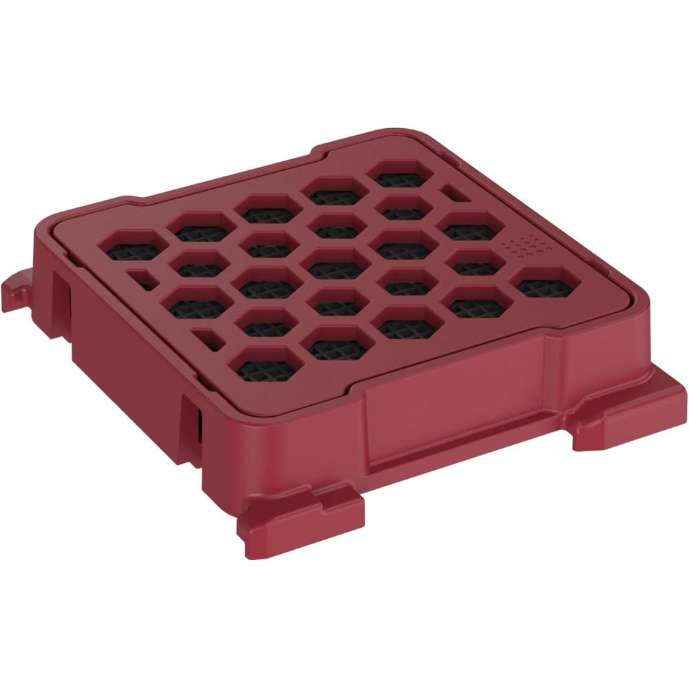 imageBORA Filtre antiodeurs pour rfrigrateur Cool  Filtre  charbon actif  Filtre  air  Neutraliseur dodeurs  Contre les odeurs alimentaires  Rouge