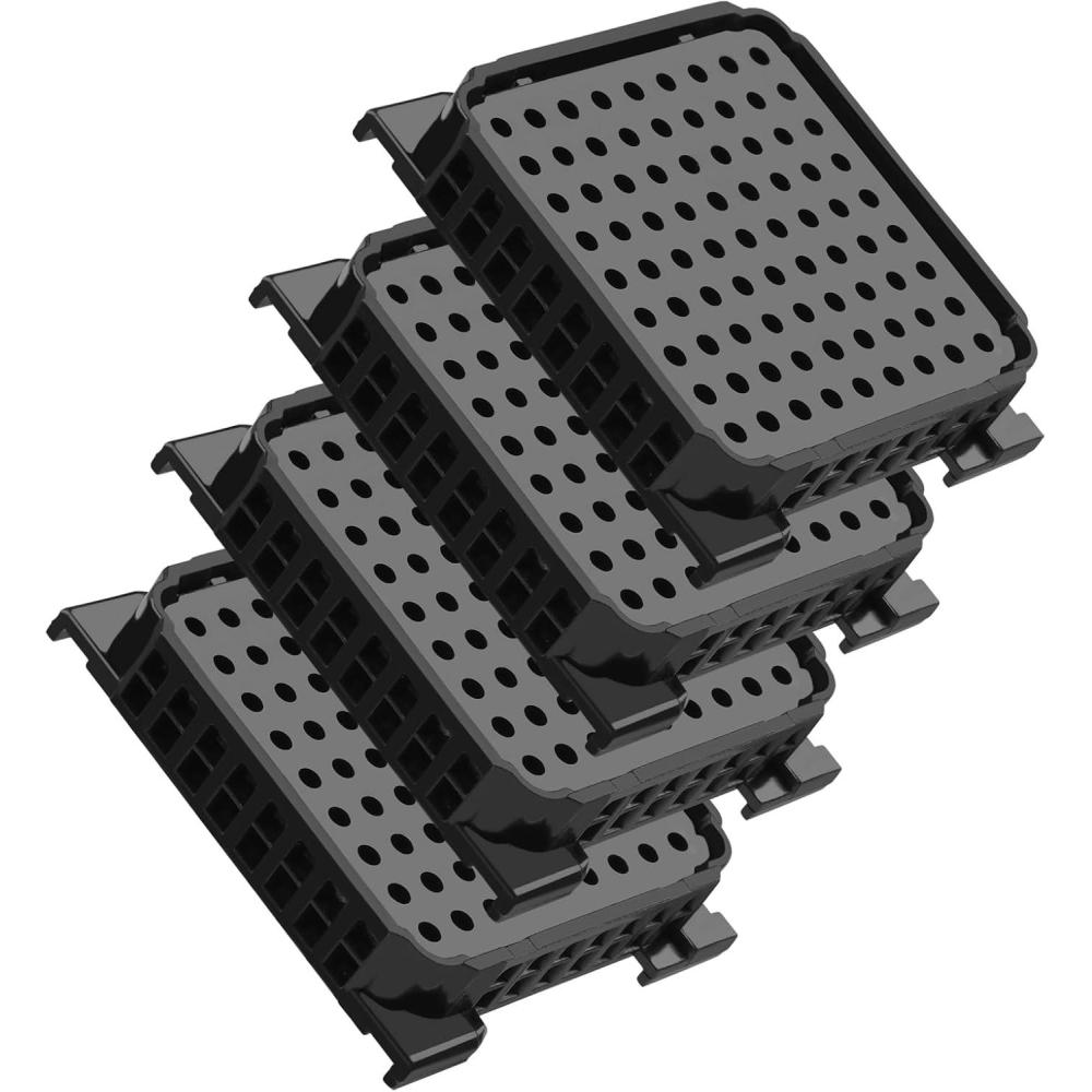 imageFiltre charbon actif pour rfrigrateur Liebherr 9096989 9882460 988246000 filtre air frais pour 744002100 avec charbon actif pour rfrigrateurs noir lot de 2Noir Lot de 4