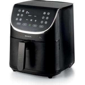 Ariete 4619 Friteuse à air et four électrique avec rôtisserie, 2000 W, 11 litres, Acier(Airy Fryer 7L)
