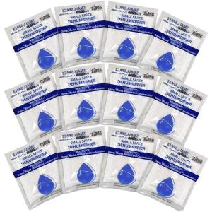 ANSIO Déshumidificateur Dissolvant de Condensation Déshumidificateurs Absorbeurs d&rsquo;Humidité (Lot de 12 Suspensions 210g)(12 x 36 gms)