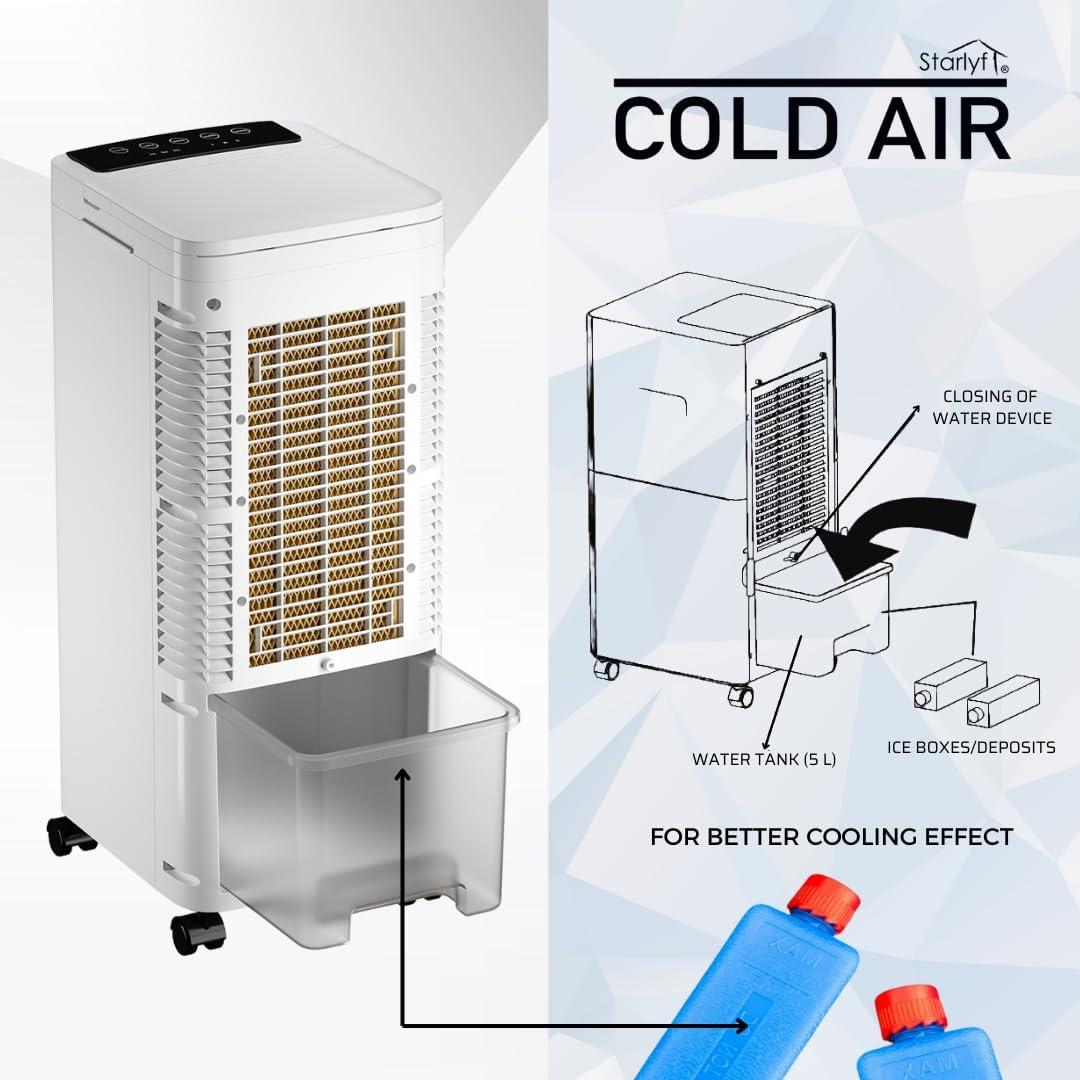 imageVENTEO Refroidisseur dair portable 3 en 1 Refroidisseur humidifie et purifie climatiseur vaporatif basse consommation 60 W humidificateur portable minuteur tlcommande 3 vitesses