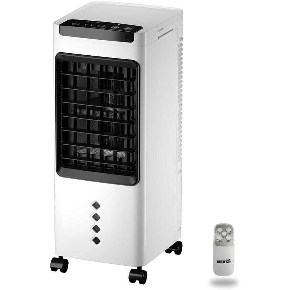 imageVENTEO Refroidisseur dair portable 3 en 1 Refroidisseur humidifie et purifie climatiseur vaporatif basse consommation 60 W humidificateur portable minuteur tlcommande 3 vitesses