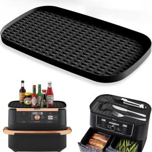 Accessoires Air Fryer Moulinex Dual Easy Fry XXL 11L, Moule En Silicone Pour Moulinex Double Friteuse À Air EZ942BF0 EZ9428F0, Papier Cuisson, grille air fryer, Spray Huile Cuisine, Moule Muffin, Etc.(Silicone Tapis)